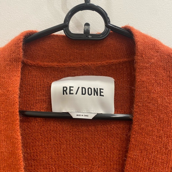 Re/Done 90s Oversized Crop Cardigan - Picture 2 of 3